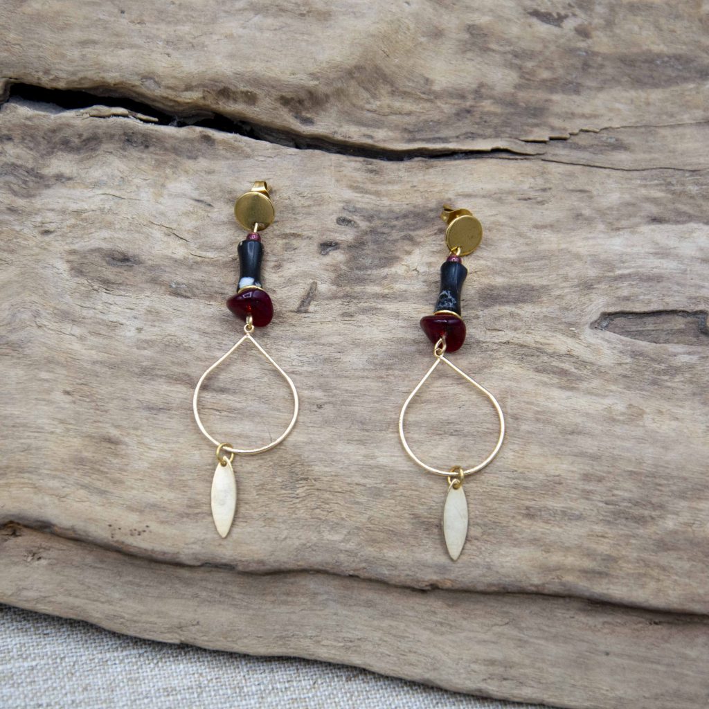 boucle d'oreille création bijoux